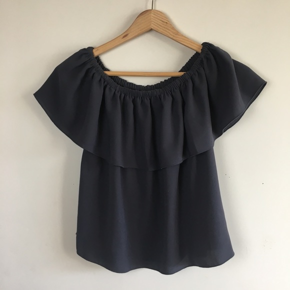 Aritzia Wilfred Promener Off the shoulder Blouse - Picture 3 of 7